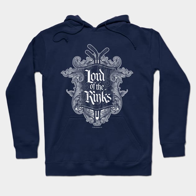 Lord Of The Rinks (Hockey) Hoodie by eBrushDesign